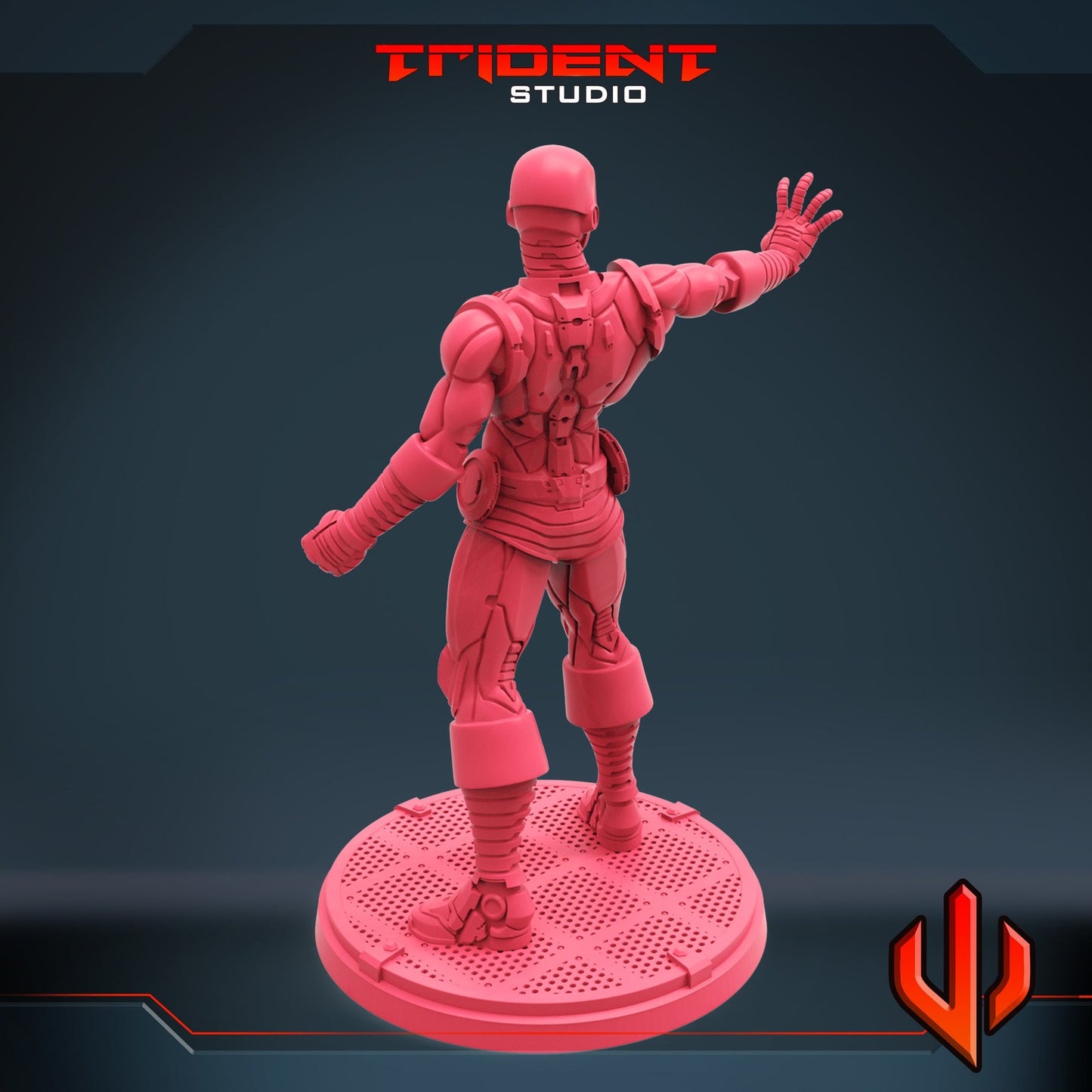 Metal Man B - 40mm  Miniature | Crisis Protocol Proxy | Trident