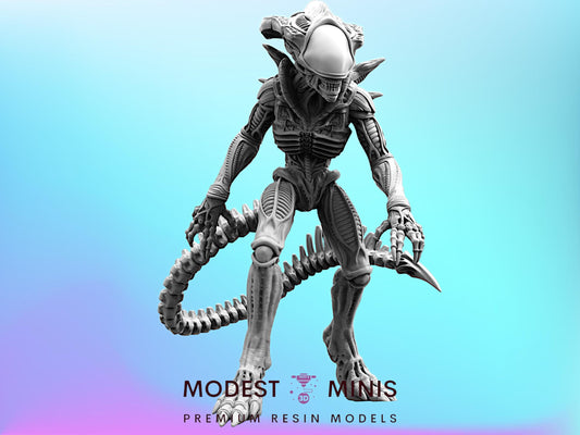 Xeno Praetorian H - 32mm Scale Alien Miniature | RPG | Sci fi | AvP | Role Playing | DnD | Papsikel