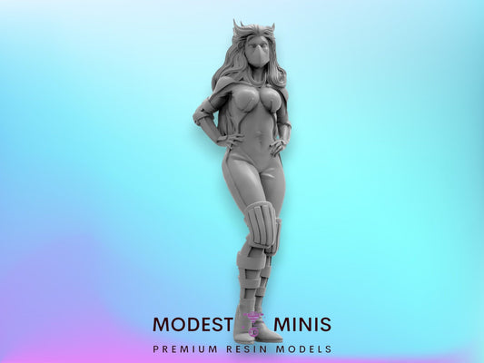 Ariana Black Serpent Society - 40mm  Miniature | Crisis Protocol Proxy | Trident