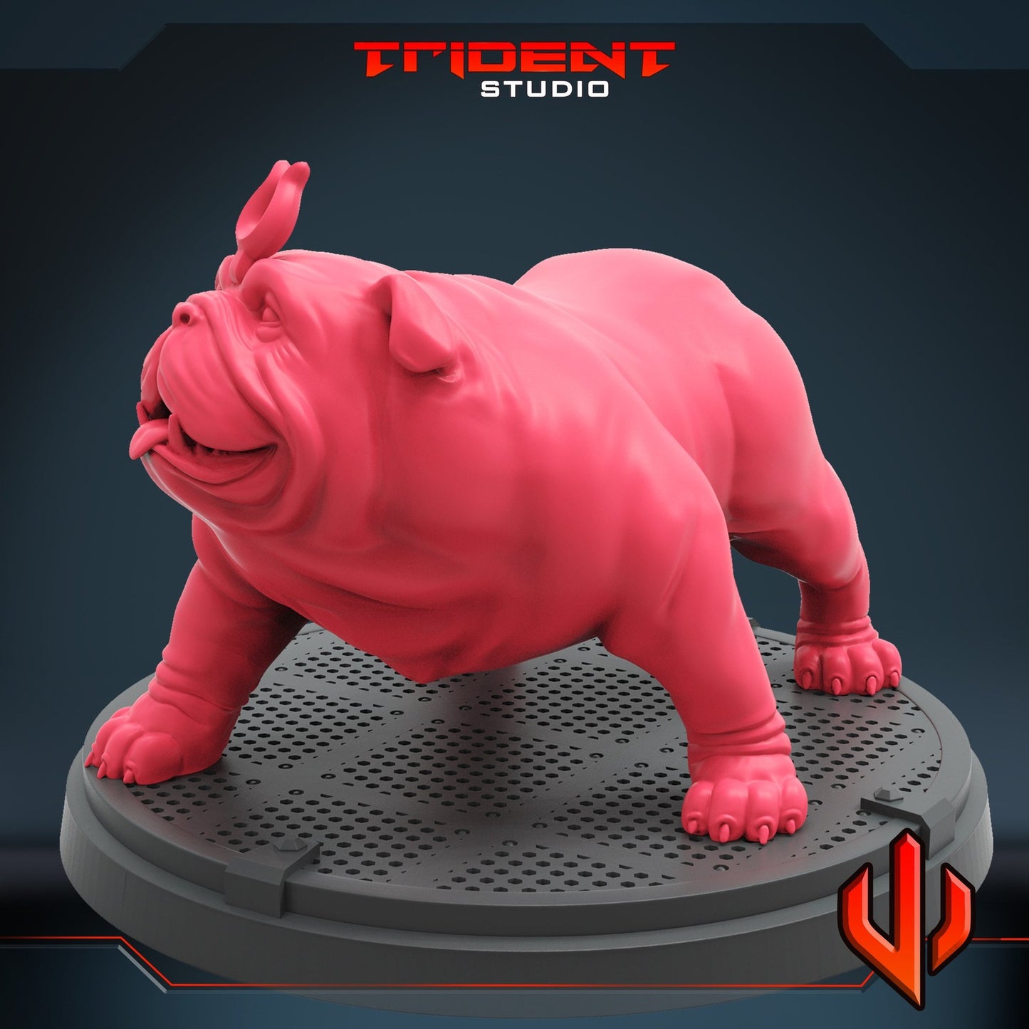 Big Teleporting Bully Lockjaw - 40mm  Miniature | Crisis Protocol Proxy | Trident
