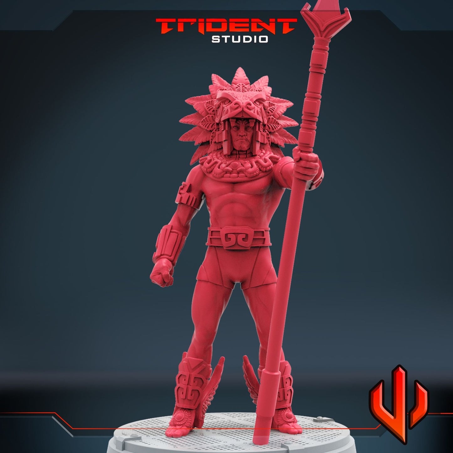 King of Atlantis A - 40mm  Miniature | Crisis Protocol Proxy | Trident