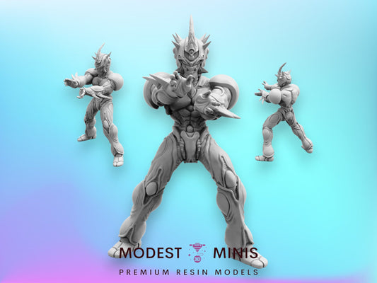 Bio Techno Man 3 A - Resin Cyberpunk Miniature  | Papsikels