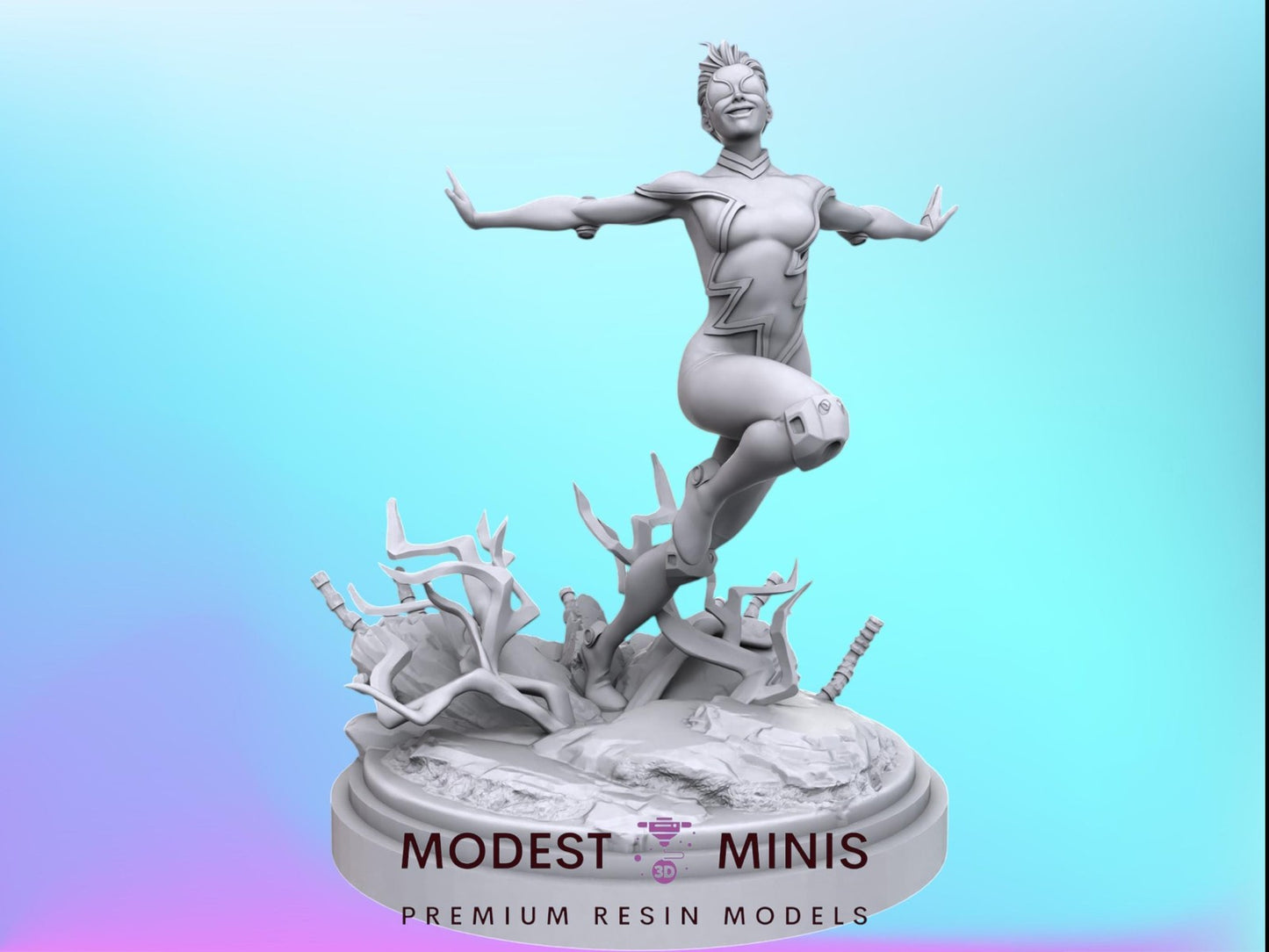 Static Sweetheart - 32mm - 40mm Mini | Crisis Protocol Proxy | C27