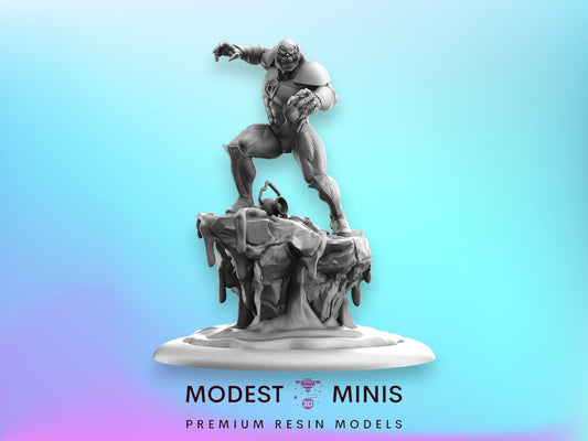 Angry Lamp Leader - 32mm 35mm 40mm Resin Mini | Superhero | C27