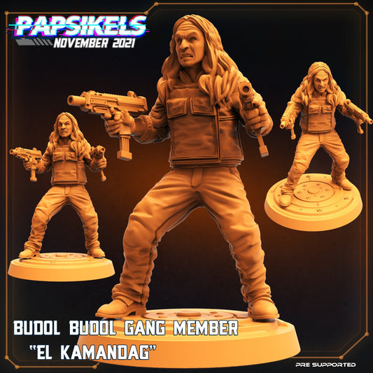 Gang Member Kamandag - 32mm Scale Alien Miniature | RPG | Sci fi | Cyberpunk | Role Playing | DnD | Papsikel