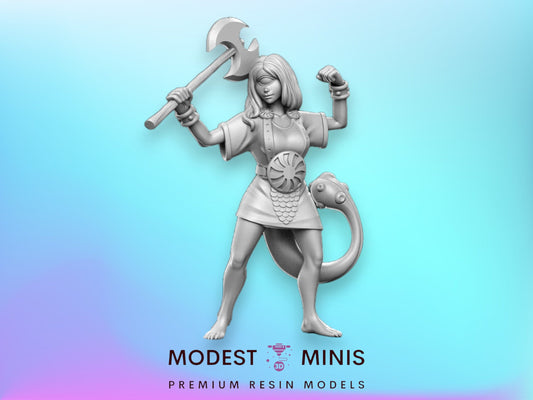 Heroine Quest Fimir Female - 28mm 32mm Scale DnD Miniature | Dungeons and Dragons | RN Estudio