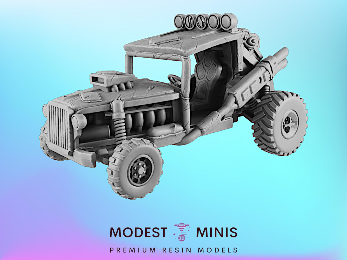 EC3D Badlands Buggy 2 | 28mm - 54mm Scale | Survivor Terrain | Fantasy Scatter | Sci Fi Terrain | EC3D Badlands