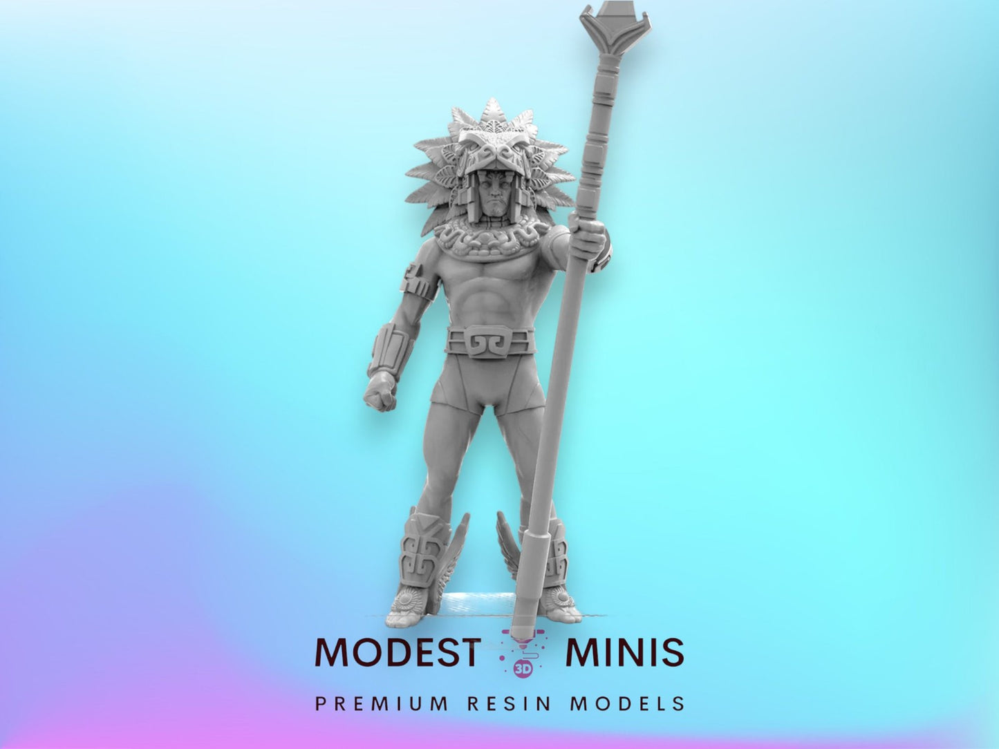 King of Atlantis A - 40mm  Miniature | Crisis Protocol Proxy | Trident