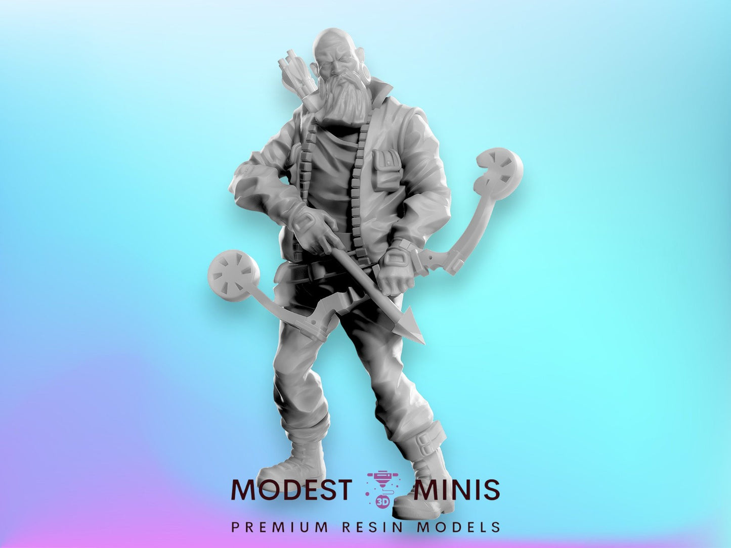 Survivor Trevor | 28mm - 100mm Scale Resin Mini | Zombicide | Vaultz