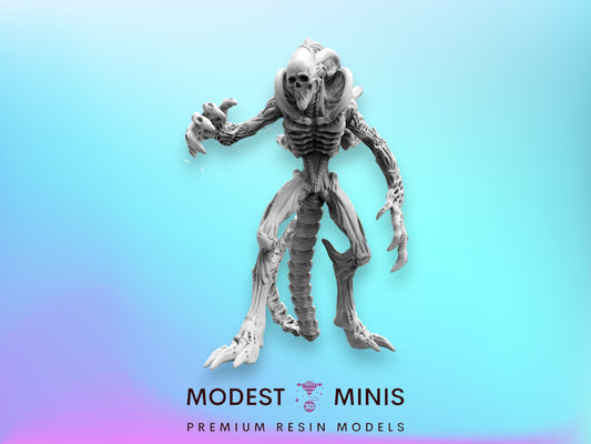 75mm Royal Brood Horror B - 32mm Scale Alien Miniature | RPG | Sci fi | Cyberpunk | Role Playing | DnD | Papsikel