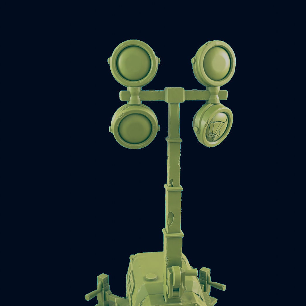 Portable Light Scatter Terrain | 28mm - 54mm Scale | Survivor Terrain | Fantasy Scatter | Sci Fi Terrain | Superhero