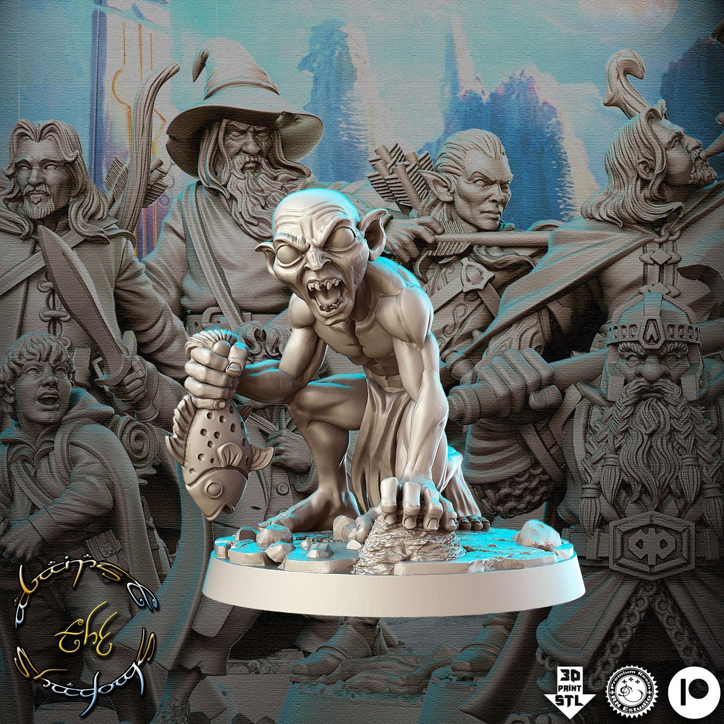 Squeez - 32mm Scale DnD Miniature | Dungeons and Dragons | JRPG Mini - RN Estudio