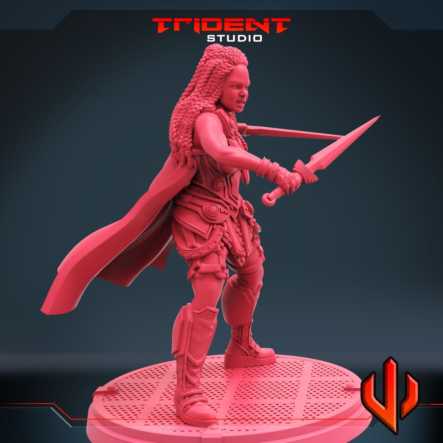 Norse Angel C - 40mm  Miniature | Crisis Protocol Proxy | Trident
