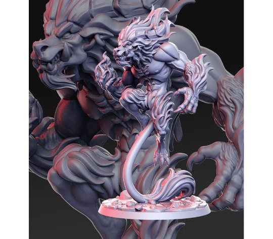 Balorgh - 32mm Scale DnD Miniature | Dungeons and Dragons | JRPG Mini - RN Estudio