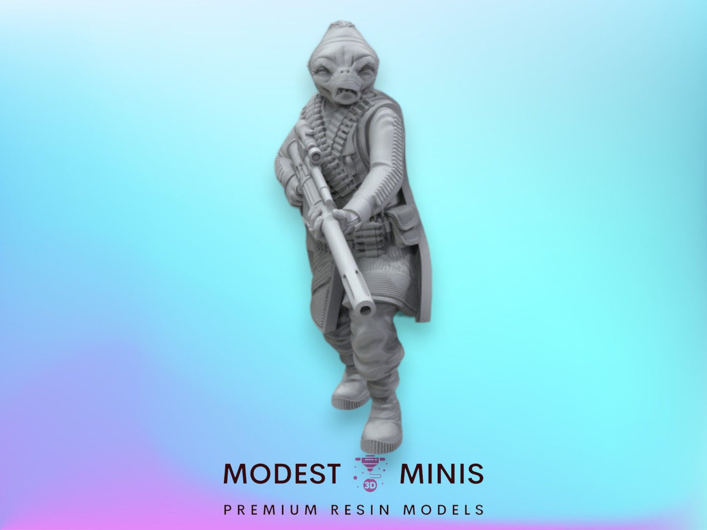 Sniper Partisan - 28mm - 40mm Scale | DnD | Star Wars Legion Mini