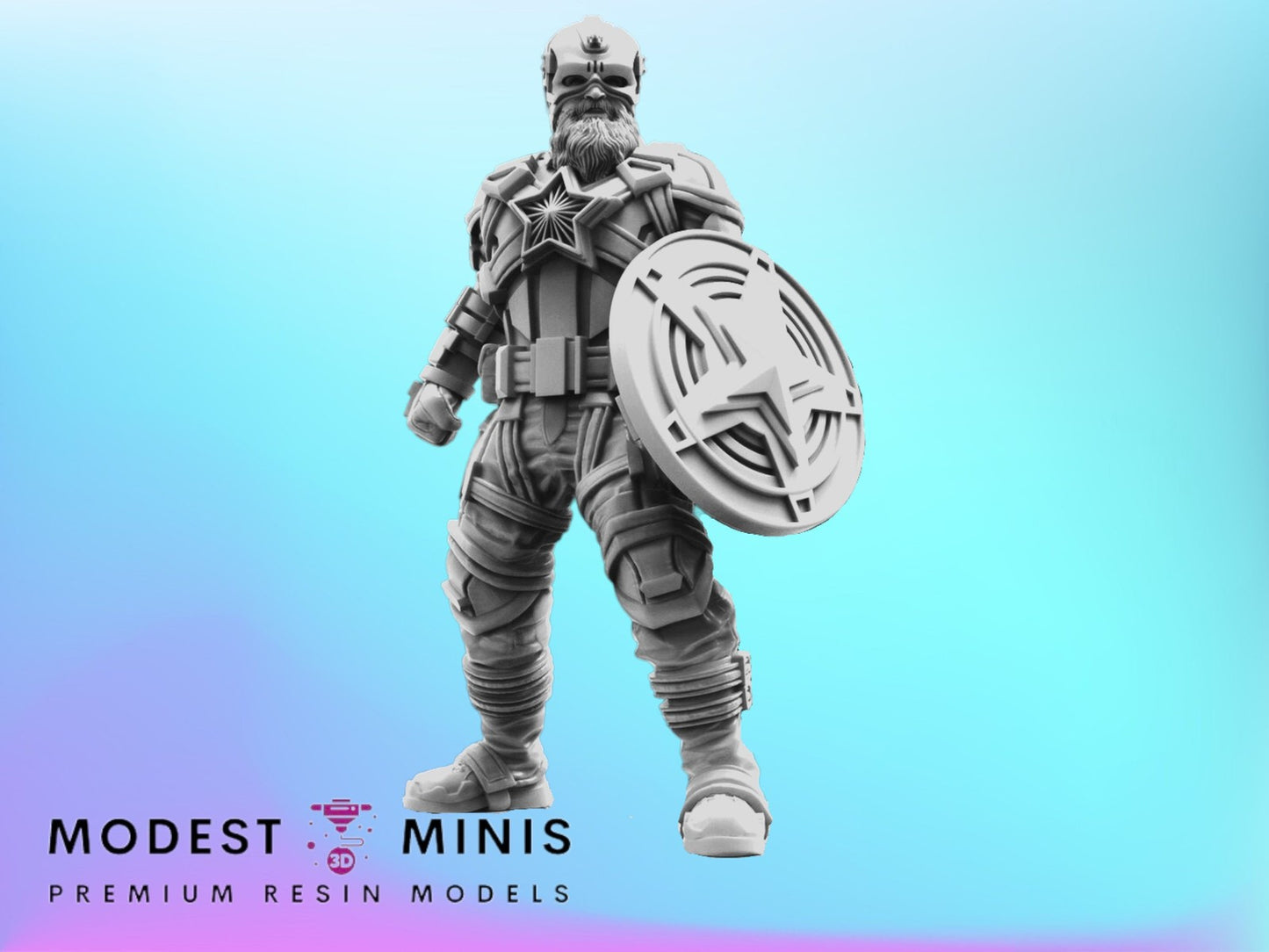 Red Daddy A - 40mm  Miniature | Crisis Protocol Proxy | Trident