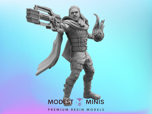 DOFP Time Traveler - Bishop 40mm  Miniature | Crisis Protocol Proxy | Trident