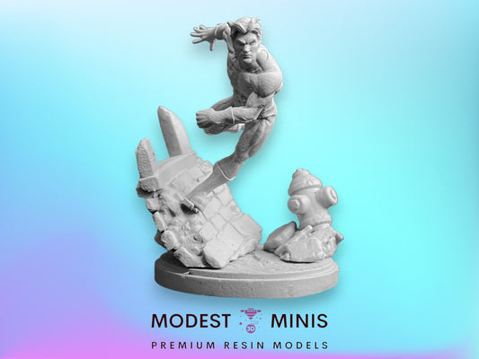 Mercury Blue - 32mm - 40mm Mini | Crisis Protocol Proxy | C27