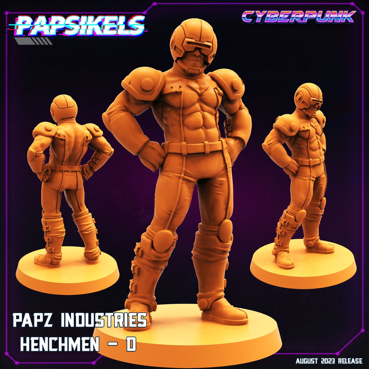 Papz Henchmen - Resin Cyberpunk Miniature  | Papsikels