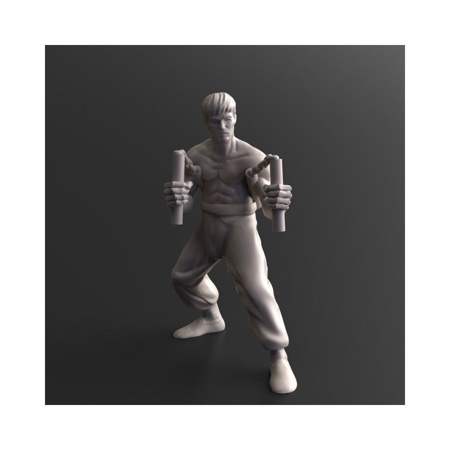 Survivor Lee | 28mm - 100mm Scale Resin Mini | Zombicide | Vaultz
