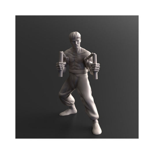 Survivor Lee | 28mm - 100mm Scale Resin Mini | Zombicide | Vaultz