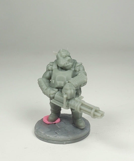 Pirate Pig Heavy Gunner - 28mm - 40mm Scale | Star Wars Legion Mini