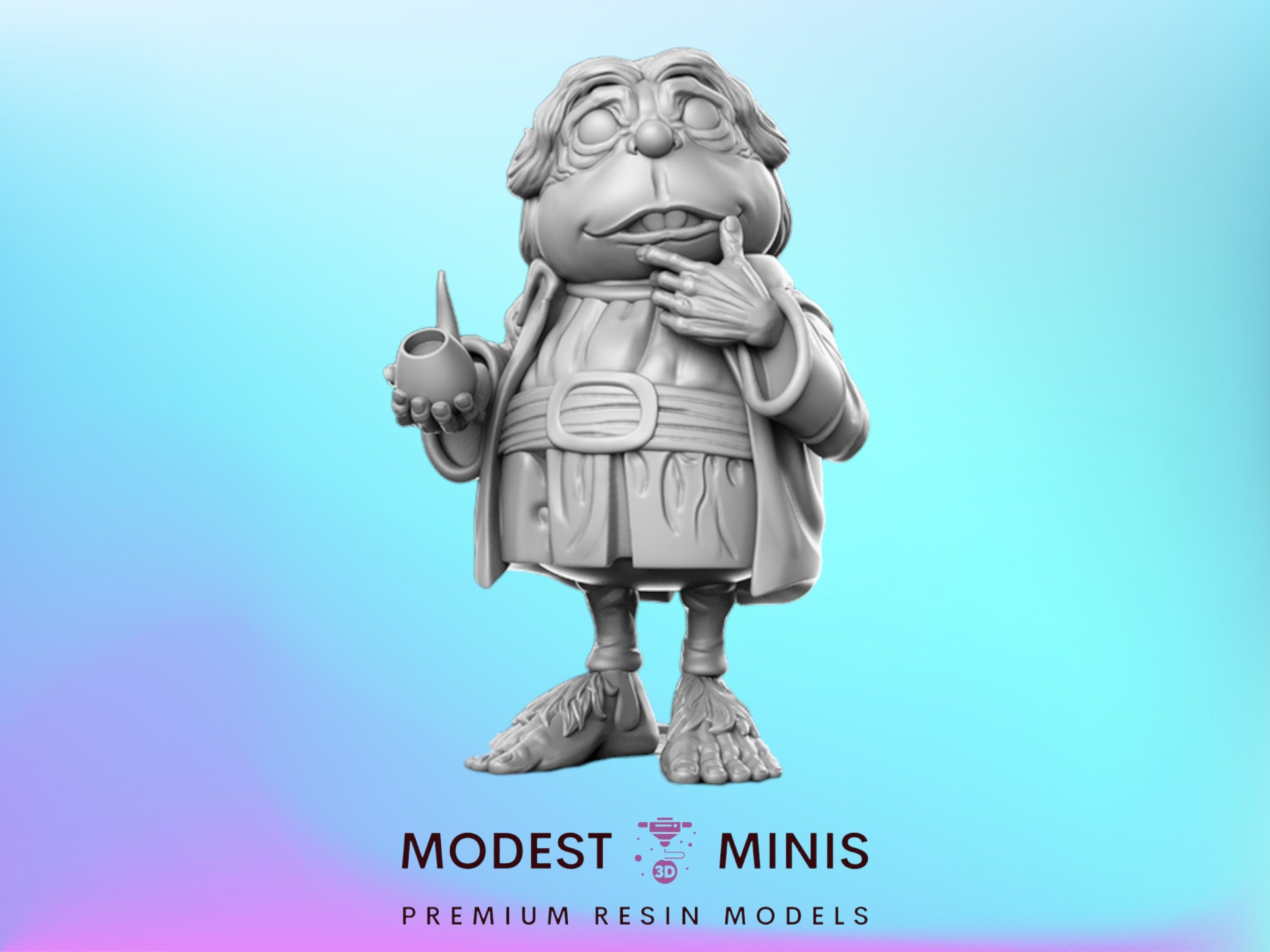 LOTR Smoking Hobbit - 32mm Scale DnD Miniature | Dungeons and Dragons ...