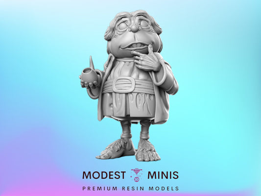 LOTR Smoking Hobbit - 32mm Scale DnD Miniature | Dungeons and Dragons | Classic JRPG Mini - RN Estudio