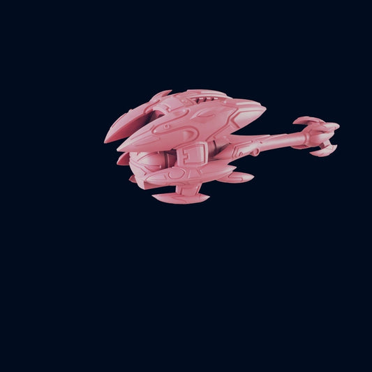 Kshellik Destroyer - Fleetscale Mini | Starfinder | Billion Suns | Starmada | Firefly | Astra Nebula