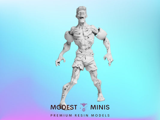 Zombie Floater  | 28mm - 100mm Scale Resin Mini | Zombicide  Sunset Vaultz