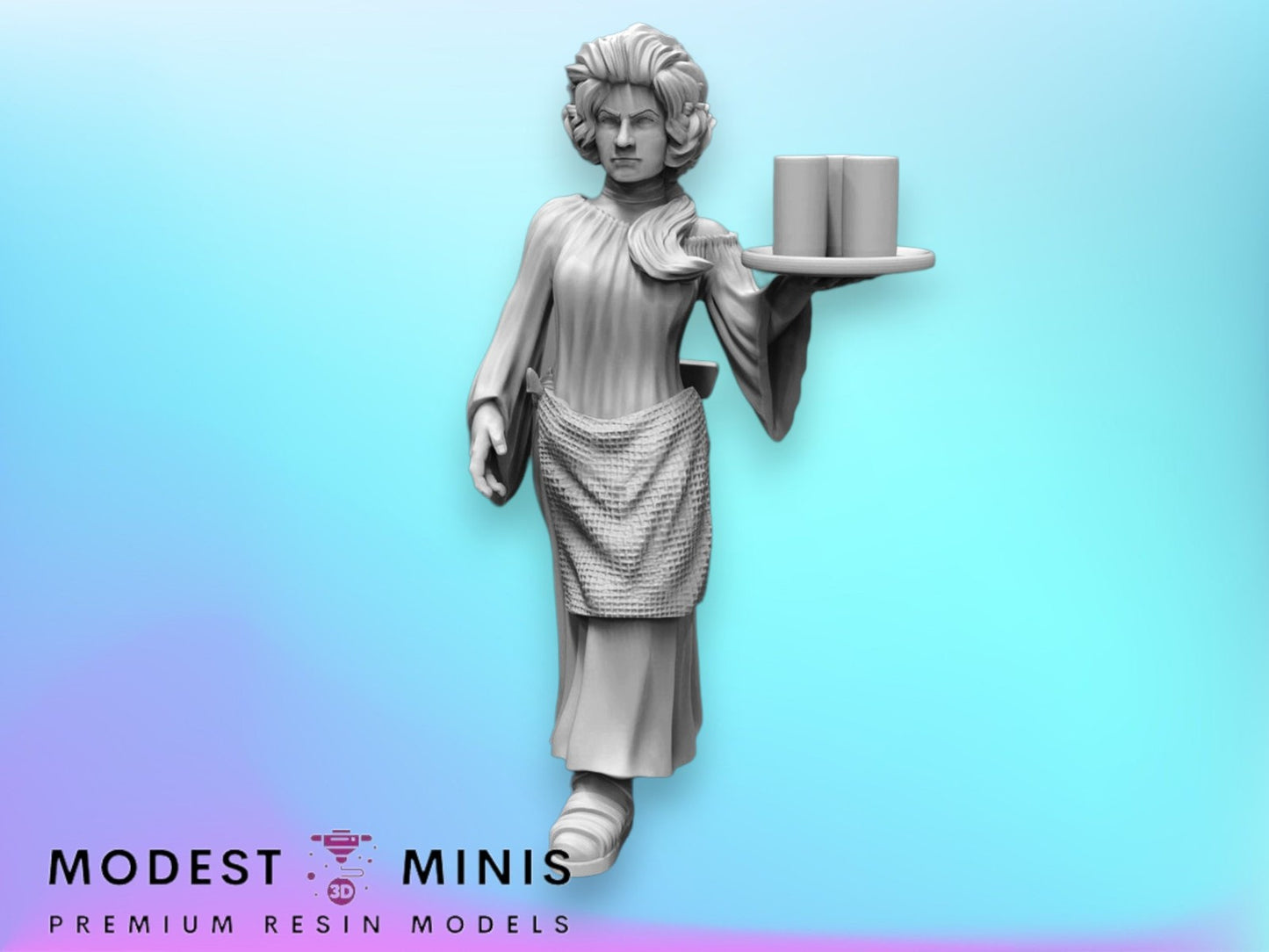The Waitress - 28mm - 40mm Scale  | Star Wars Legion Mini