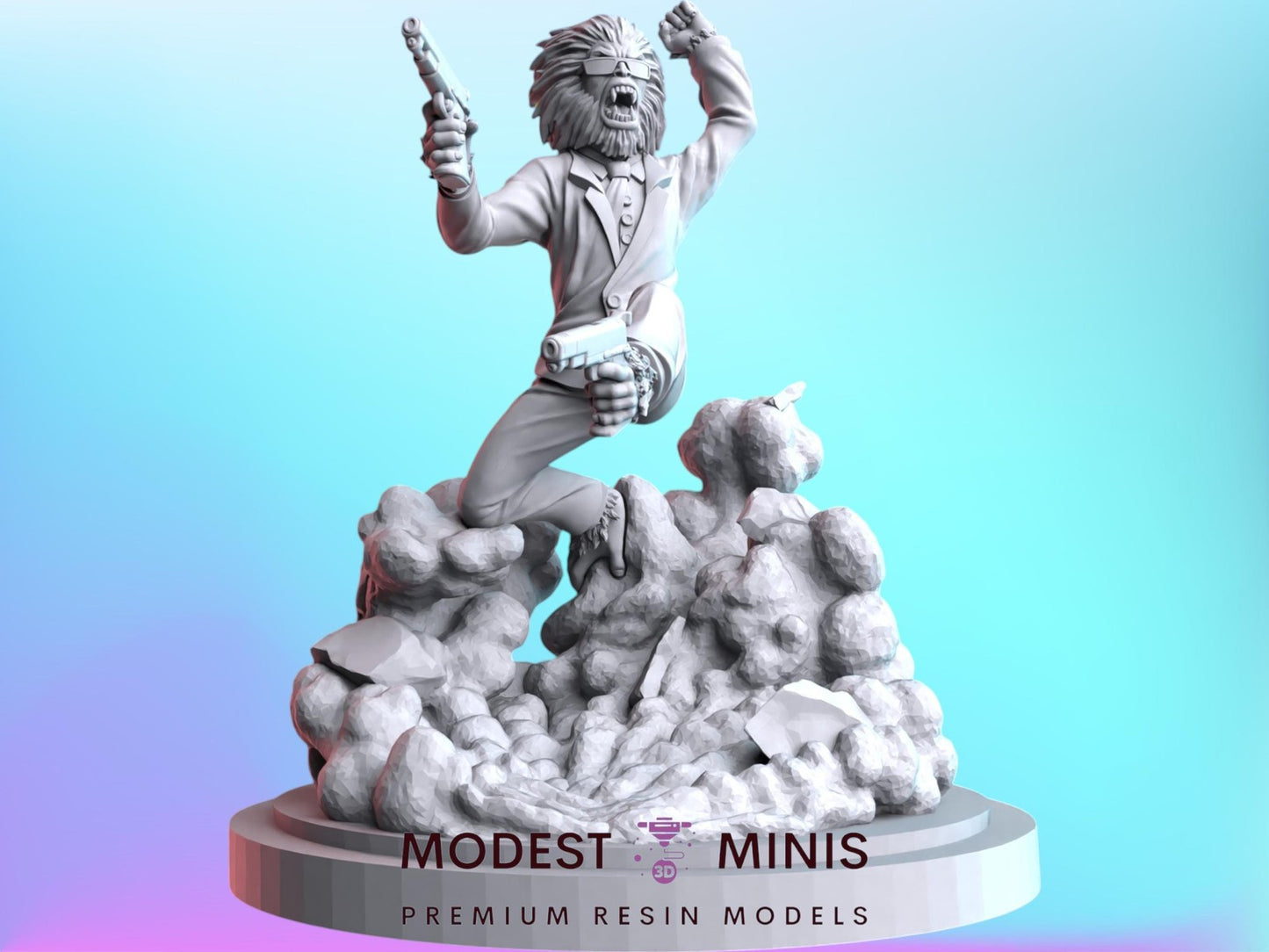 Ape Gent 47 - 32mm - 40mm Mini | DnD Mini | Superhero | C27