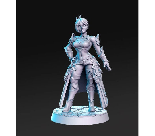 Lolissa - 32mm Scale DnD Miniature | Dungeons and Dragons | JRPG Mini - RN Estudio