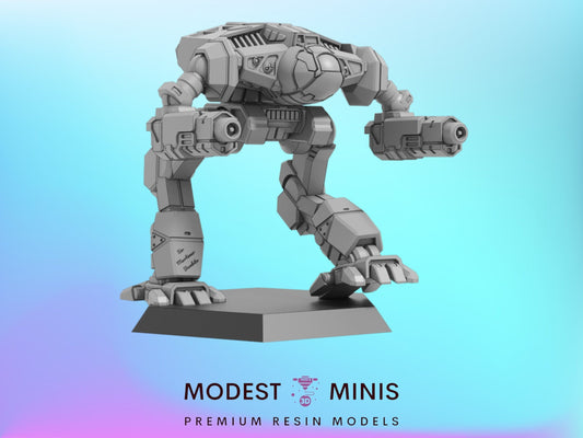 Pounchik Medium | 1:265 | 6mm Battletech Scale | Mecha | Sir Mortimer