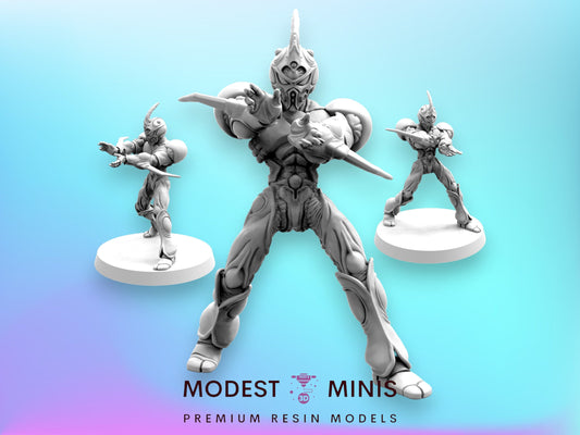 Bio Techno Man 1 B - Resin Cyberpunk Miniature  | Papsikels