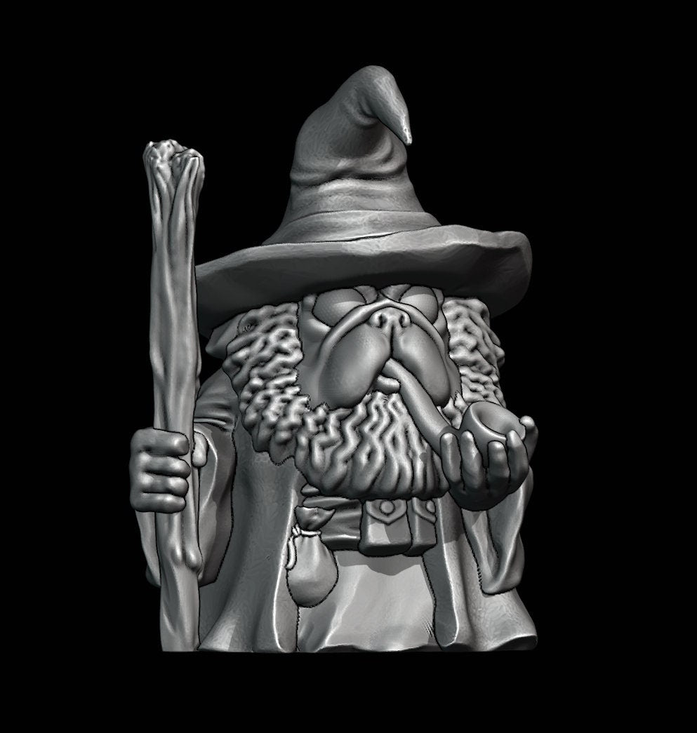 Pug Town Adventurers | Chibi | Resin Mini | DnD Miniature Dungeons and Dragons Fantasy