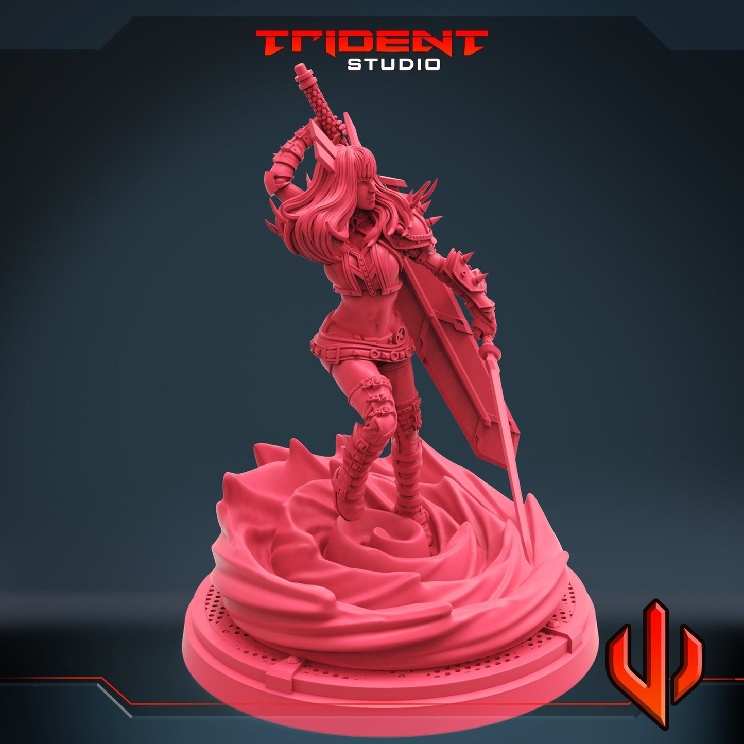 Sorceress Supreme Magik - 40mm  Miniature | Crisis Protocol Proxy | Trident