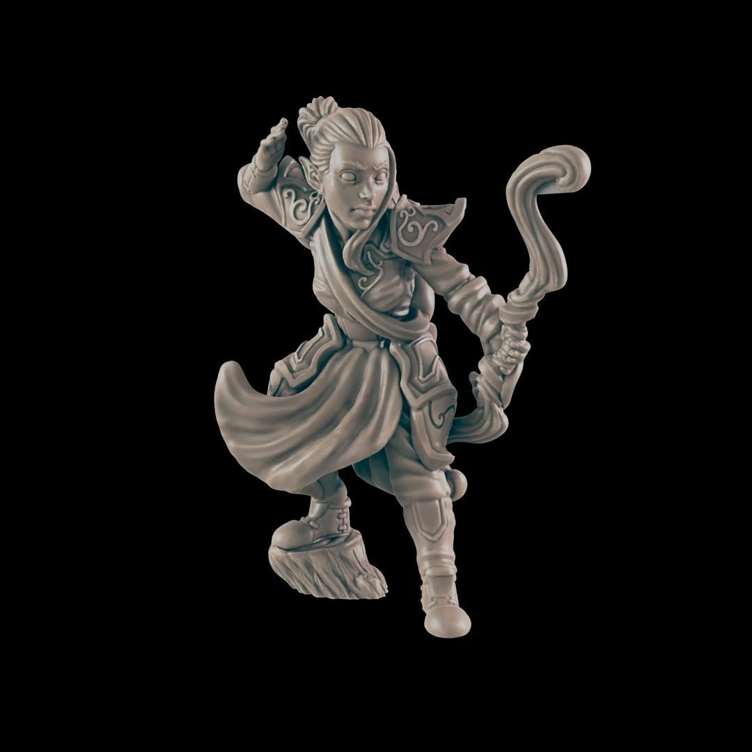 Ranger Heroes  | 25mm - 100mm Scale | DnD | EC3D Fantasy Mini | Everyday Heroes