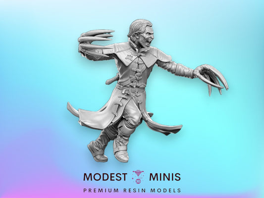 Vladreth Vampire Form - 28mm 32mm Scale DnD Miniature | Dungeons and Dragons | Witcher Contract - RN Estudio