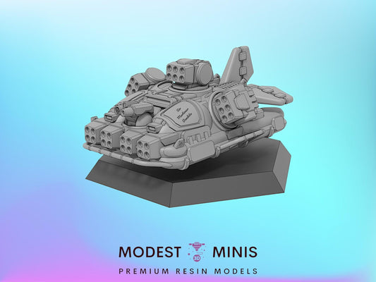JestMC Hovercraft Hover Tank SRM | 1:265 | 285 | 6mm Battletech Scale |