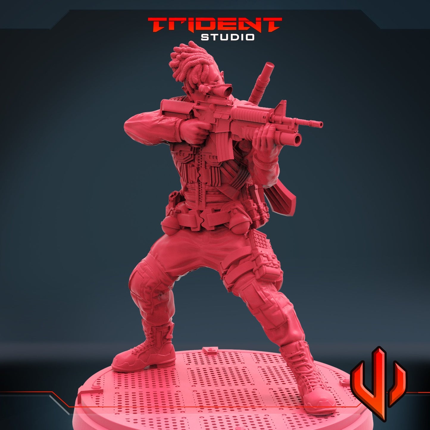 Anti Panther D - 40mm  Miniature | Crisis Protocol Proxy | Trident