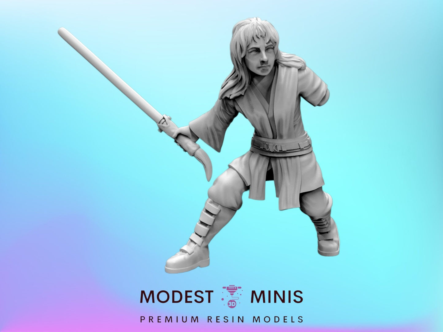 Young Mystical Knight Kenel Ta - 28mm - 40mm Scale  Star Wars Legion Mini