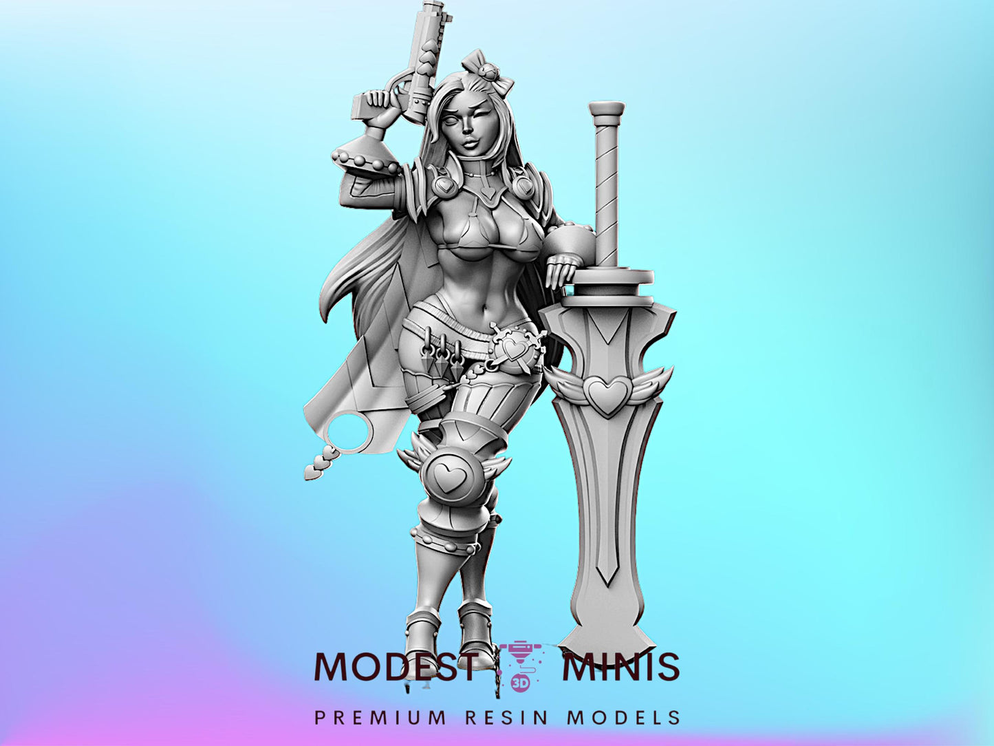 RN Cyberpunk 2 - Resin Cyberpunk Miniature  |  | RN Estudio