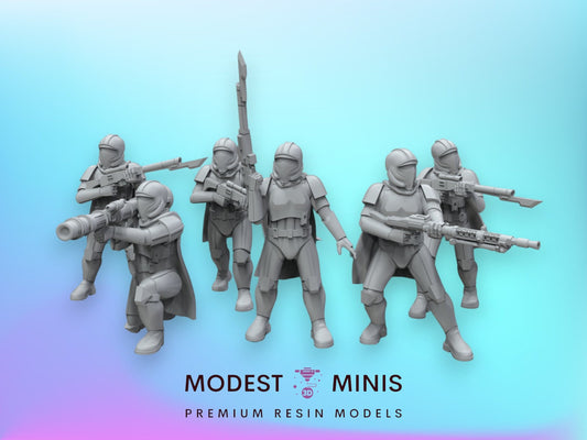 6pc Authority Raptors Set - 28mm - 40mm Scale  | Star Wars Legion Mini
