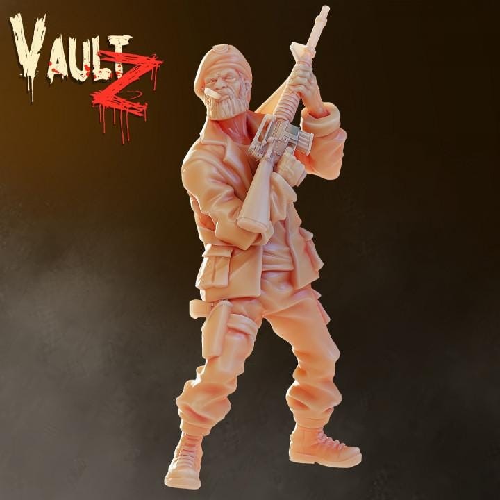 Survivors 4 Dead | 28mm - 100mm Scale Resin Mini | Zombicide | Vaultz