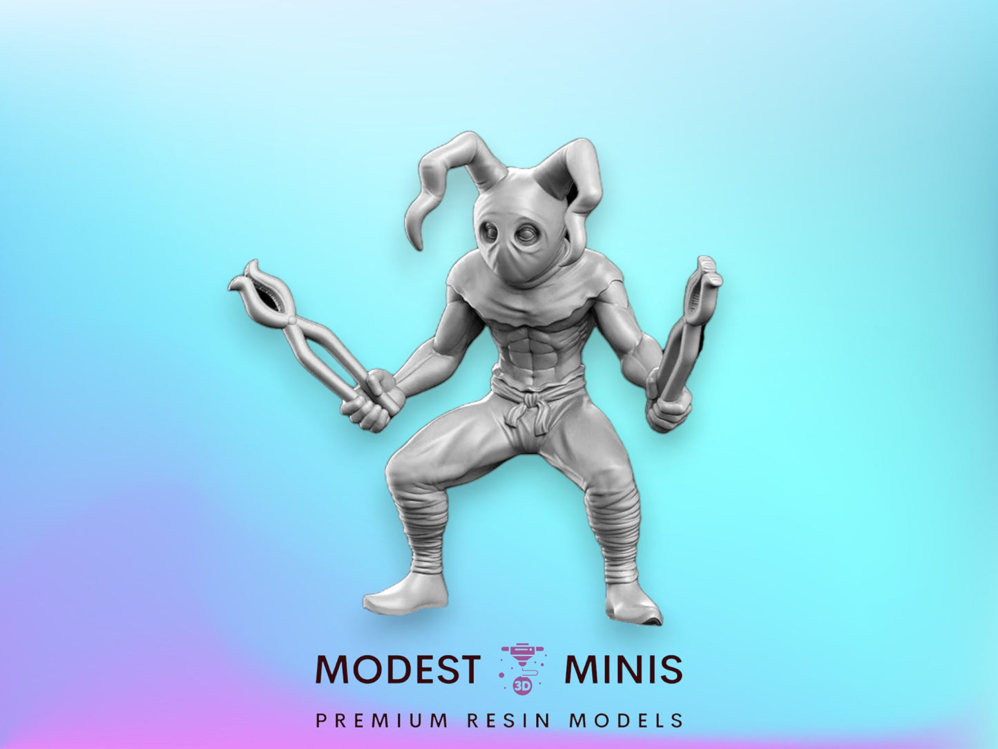 Plierfiend Demon Torturer - 32mm Scale DnD Miniature | Dungeons and Dragons | JRPG Mini - RN Estudio