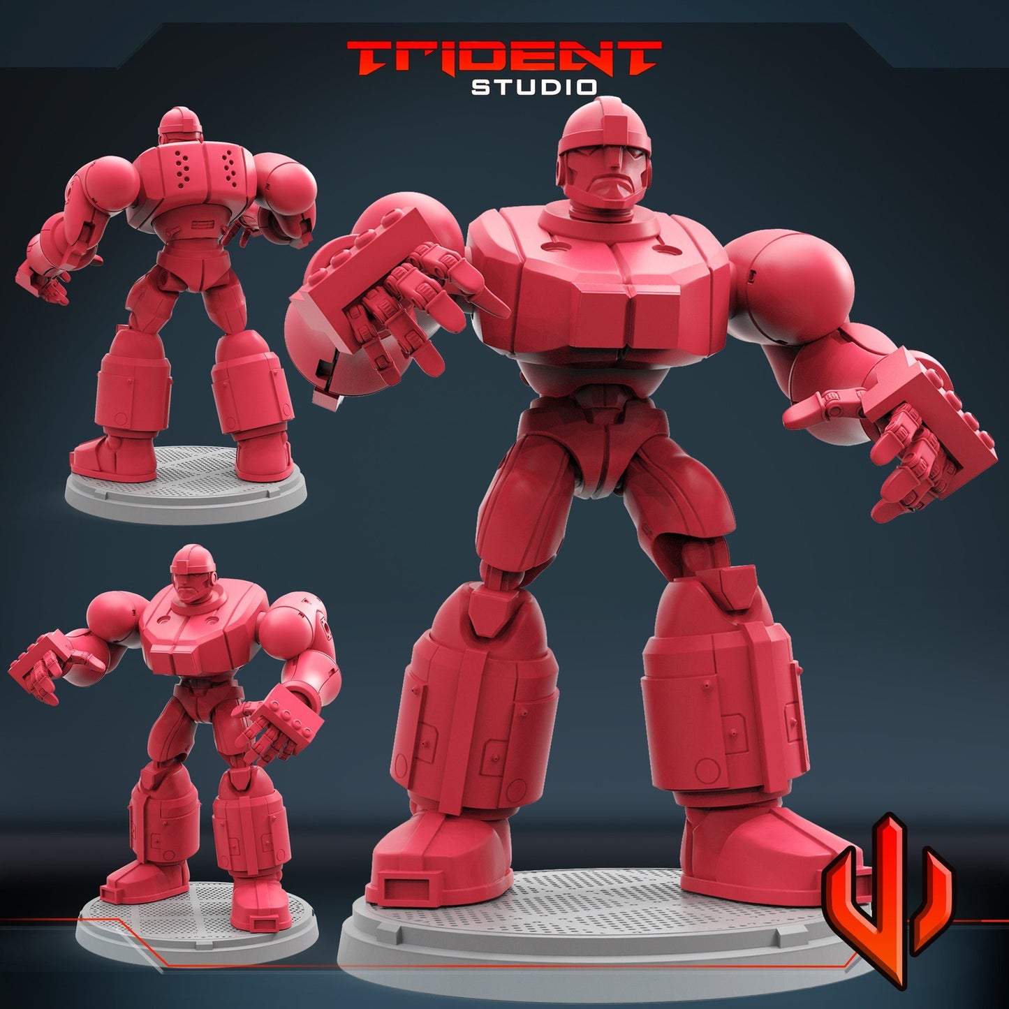 MVC Hunter Robot A Sentinel - 32mm - 40mm Mini | Crisis Protocol Proxy | Trident