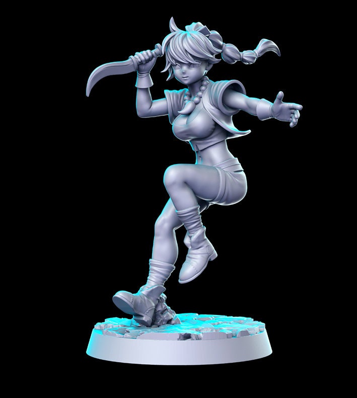 Chrono Kidd - 28mm 32mm Scale DnD Miniature | Dungeons and Dragons | RN Estudio