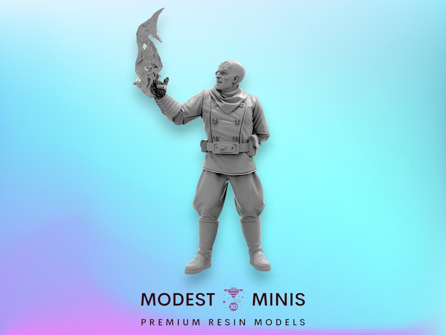 The Baron A - 40mm  Miniature | Crisis Protocol Proxy | Trident