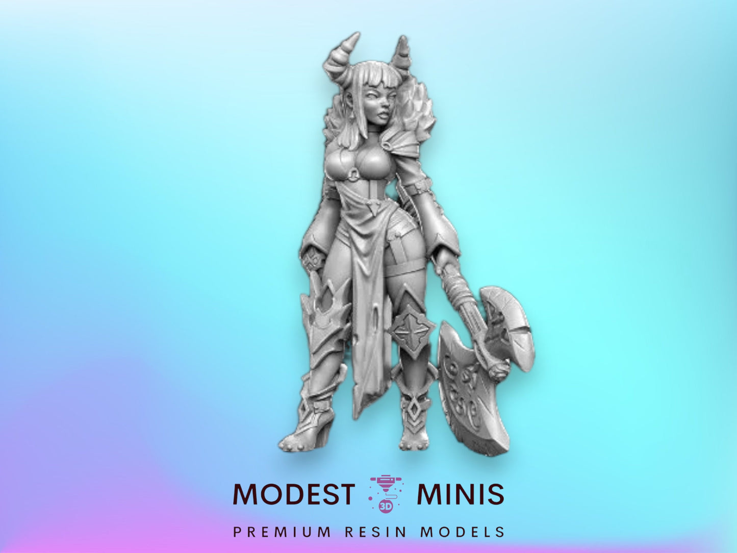 Soraya - 32mm Scale DnD Miniature | Dungeons and Dragons | JRPG Mini - RN Estudio